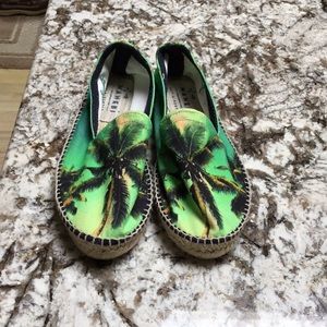 Manebi Espadrilles Tropical Print Size 9/40 New